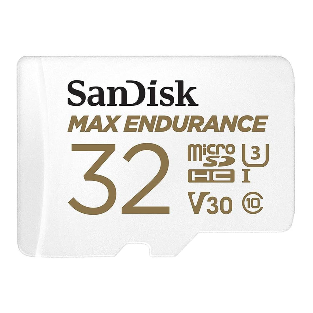 サンディスク マックス エンデュランス microSD カード。