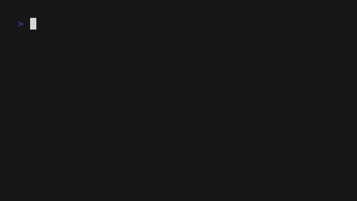 ユーザーは、FZF を使用してコマンドのリストからコマンドを選択します。 FZF ウィンドウが開くと、ユーザーが「moo」と入力すると、FZF はコマンド リストを、「moo」という単一の Cowsay コマンドに絞り込みます。ユーザーはそれを実行します。