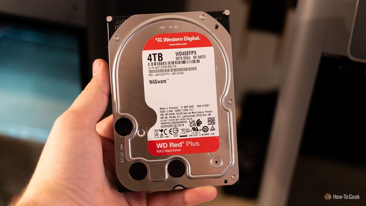 Western Digital WD Red Plus 4TB NAS HDD を持っている人。