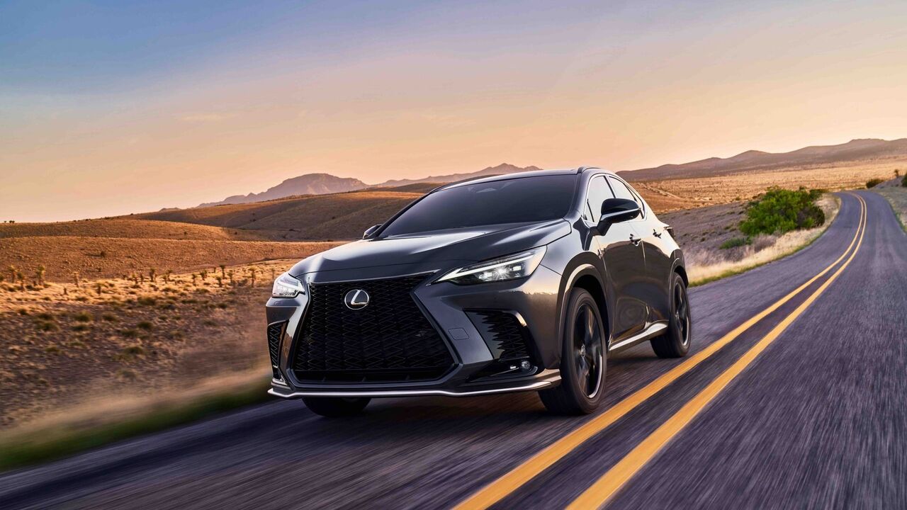 2026年型レクサスNXのフロント3/4ショット