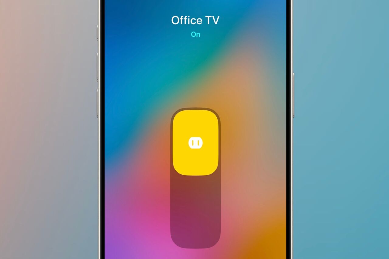 赤外線テレビ コントロールは、App Home アプリでオンまたはオフにするためのコンセントとして表示されます。