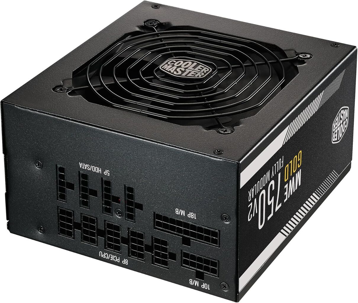Cooler Master MWE Gold 750 V2 フルモジュラー PSU。