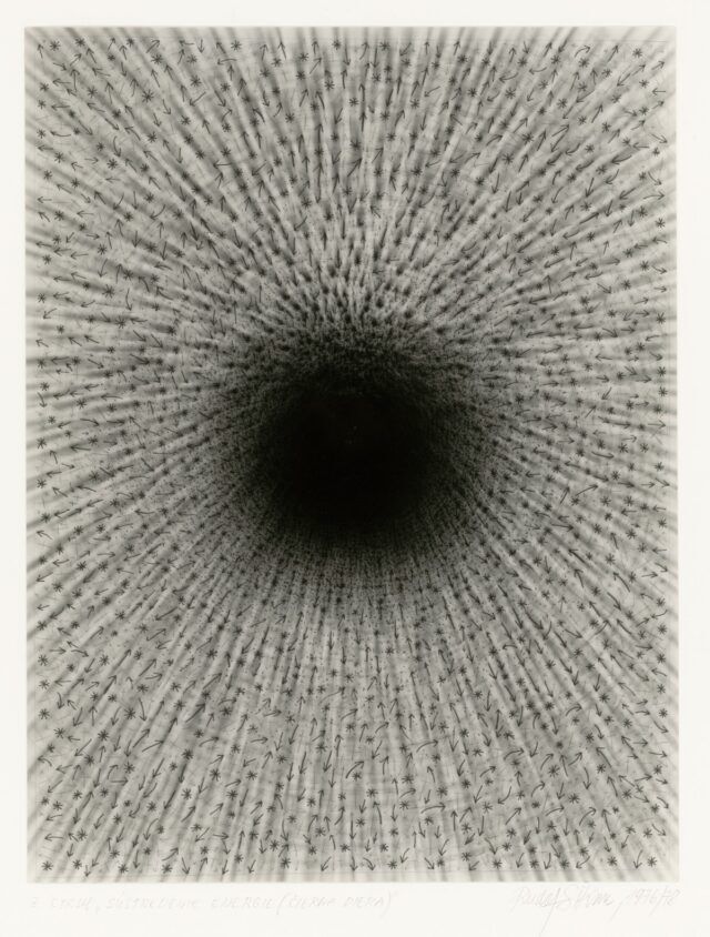 Rudolf Sikora (슬로바키아어, 1946년 출생), Black Hole II, 1976-1978, 에너지 집중 시리즈 중. 사진