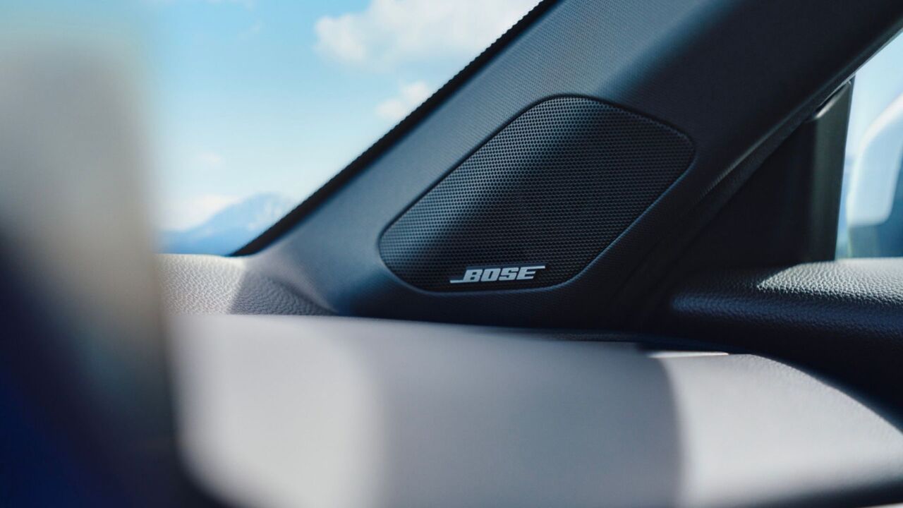 2026 Honda Prelude Hybrid の Bose スピーカーのクローズアップショット。