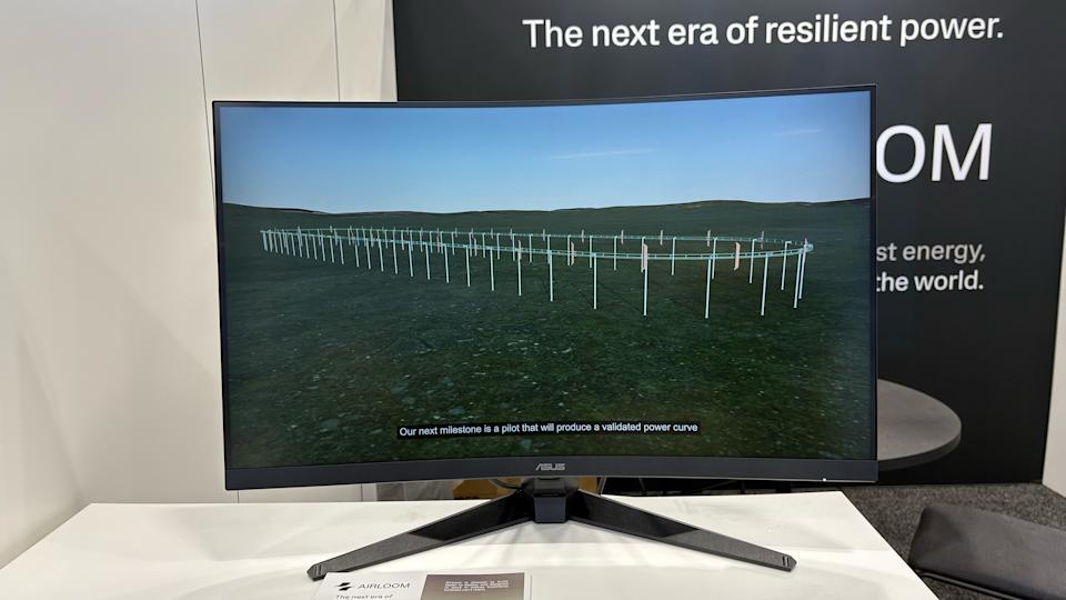 Airloom의 롤러코스터 같은 데이터 센터용 풍력 발전기. 