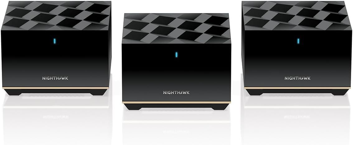 NETGEAR Nighthawk トライバンド ホーム全体メッシュ WiFi 6E システム (MK93S)