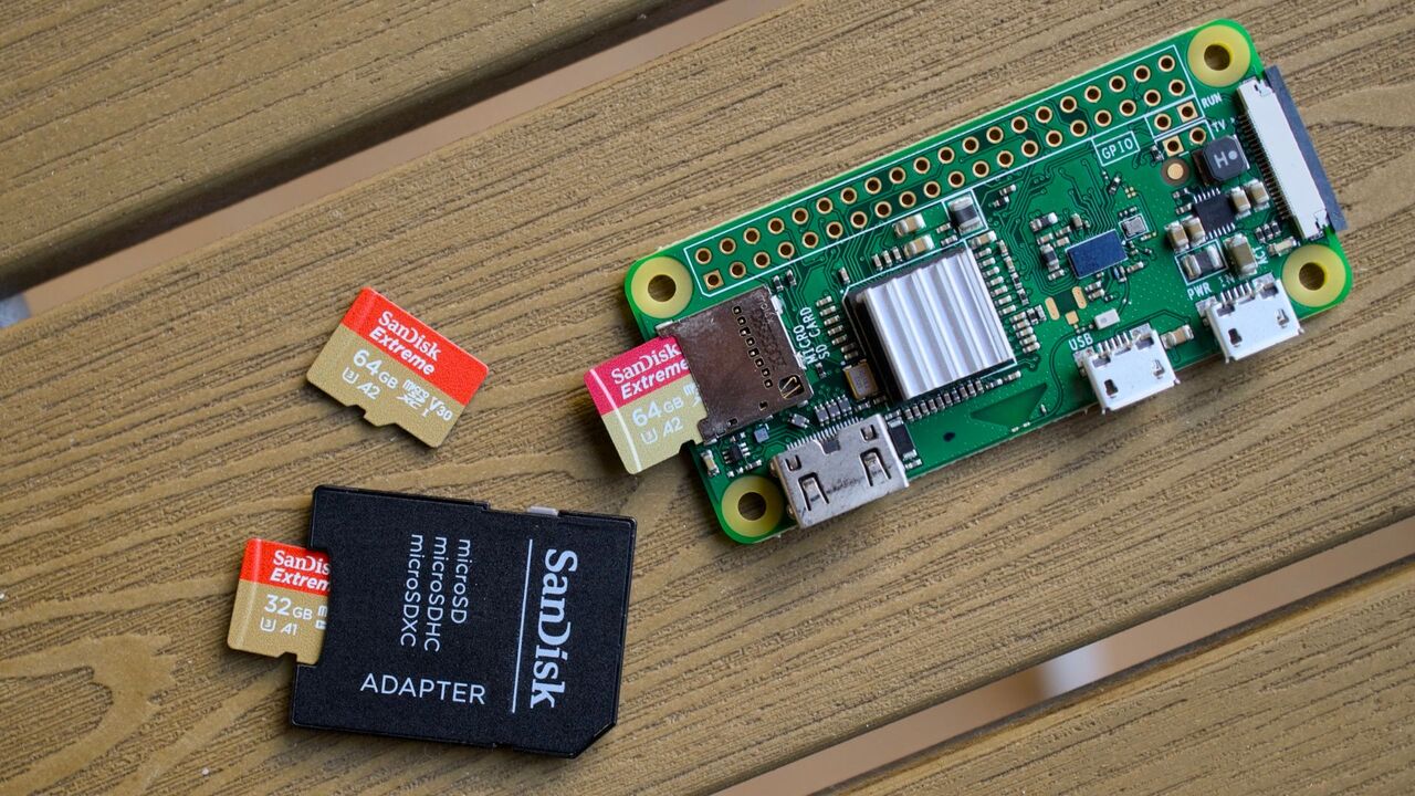 Raspberry Pi Zero W (microSD カード付き)