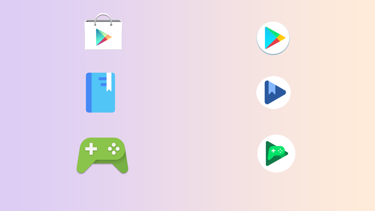 Android アイコンの進化。