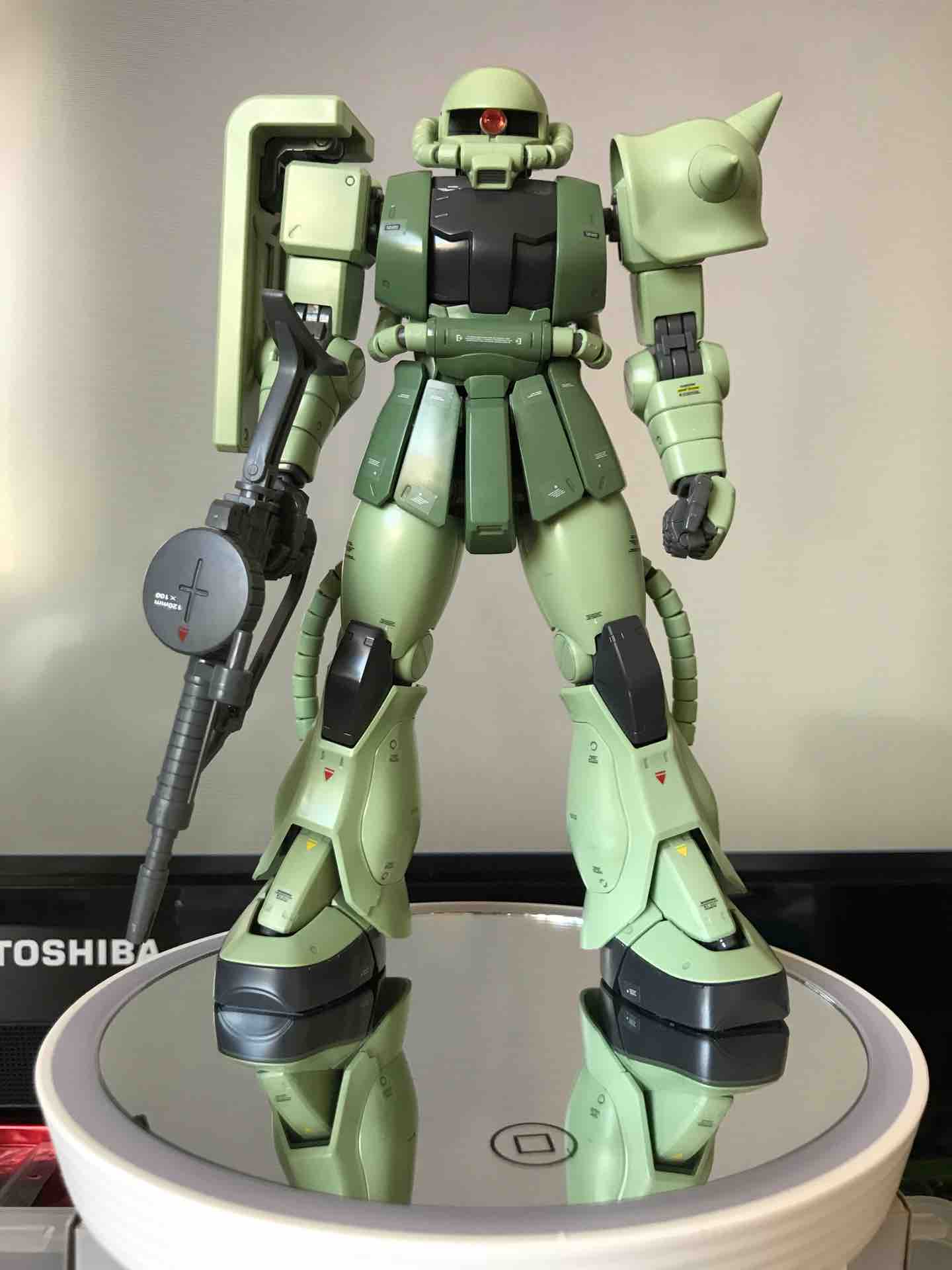 ザクII ver2.0（MG）②モノアイ改修とデカール貼り付け : ryoshi 