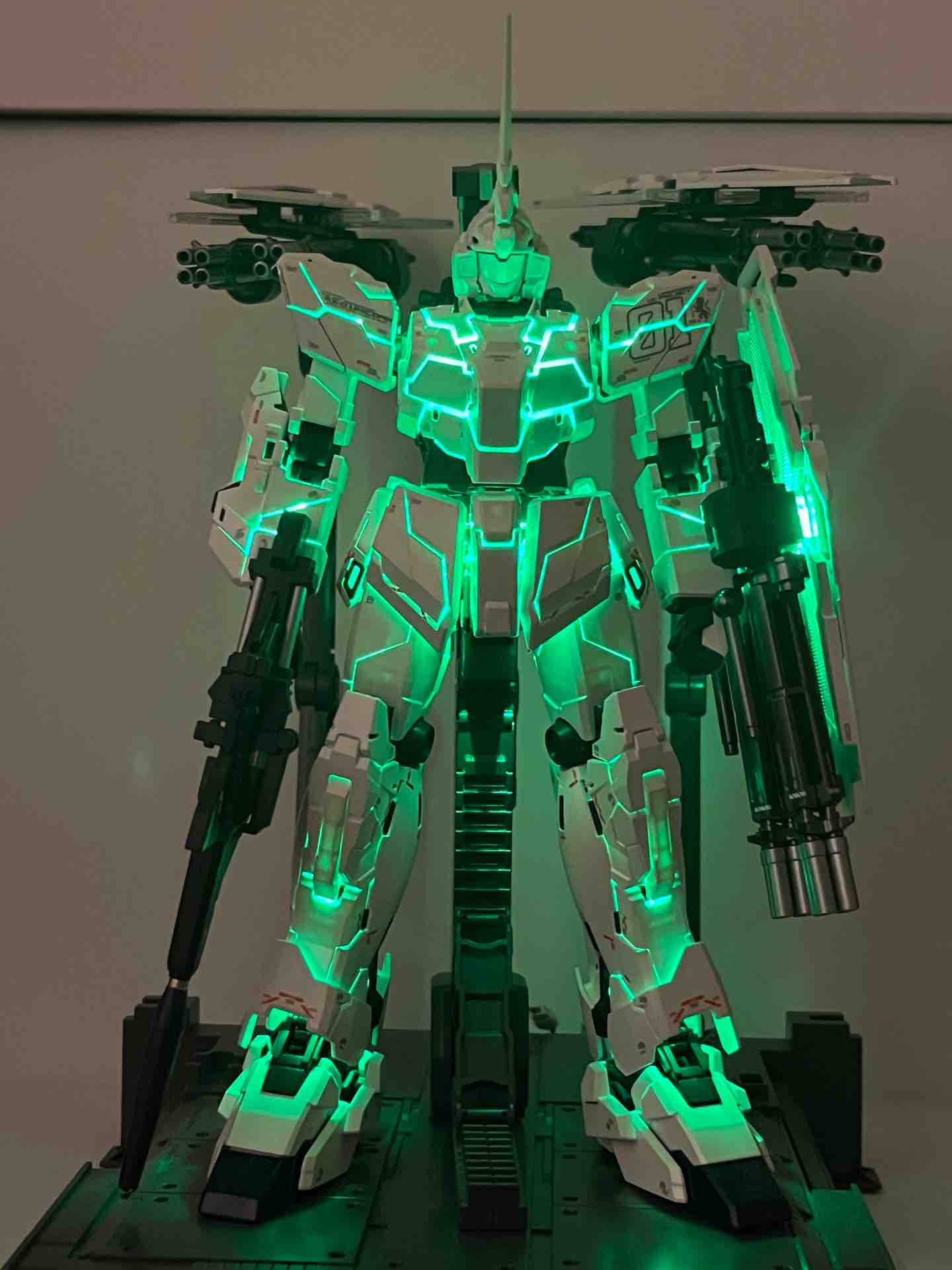 MGEX ユニコーンガンダム㉗ LED常時点灯（テストモード
