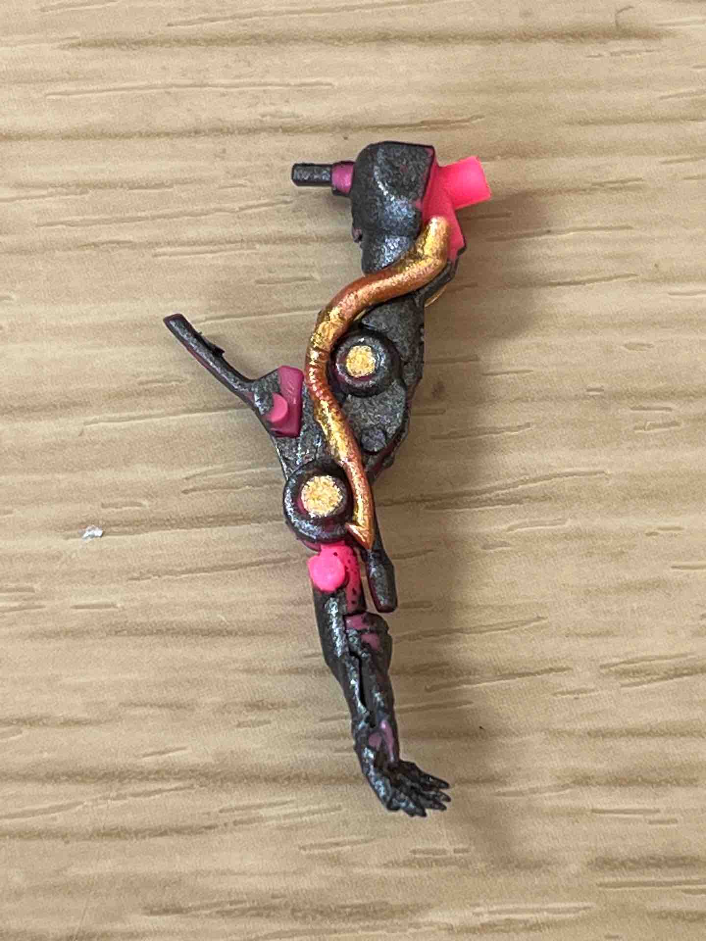 バンダイ　アーティファクト　キュベレイ　全塗装 脳がバグる】極小ガンプラを一晩で全塗装してみた