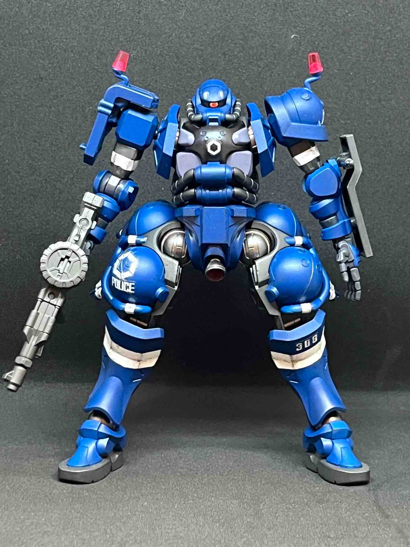 HG軍警ザク㉒ 完成&まとめレビュー【追記あり】 : ryoshiお父さんの