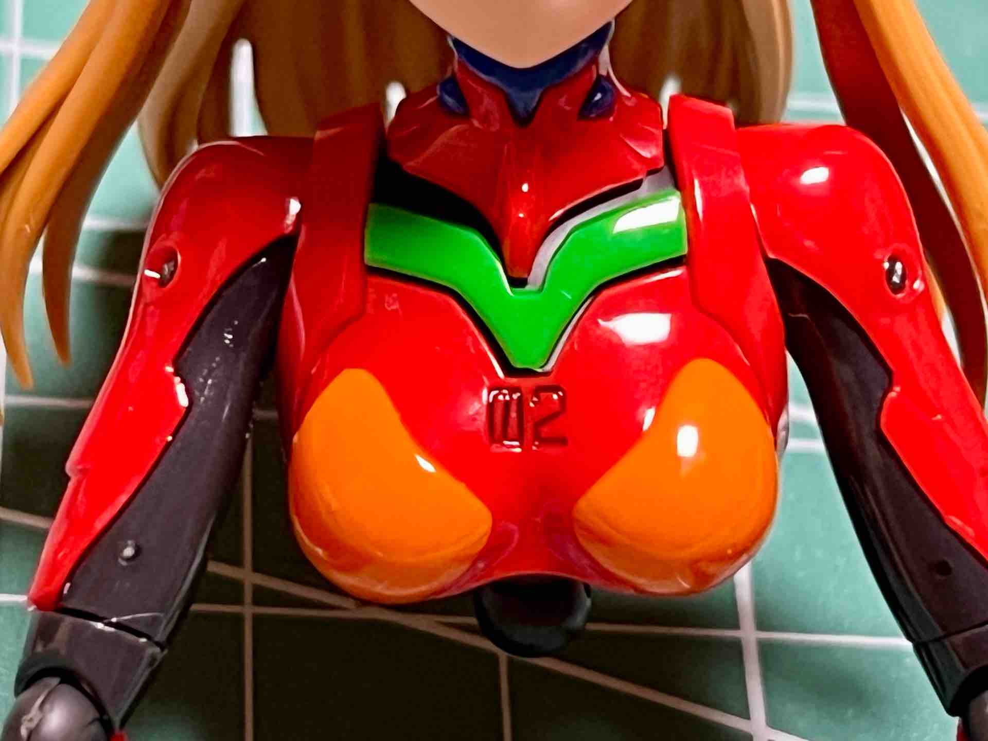 30MP 式波・アスカ・ラングレー（プラグスーツVer.）④ スミ入れなど