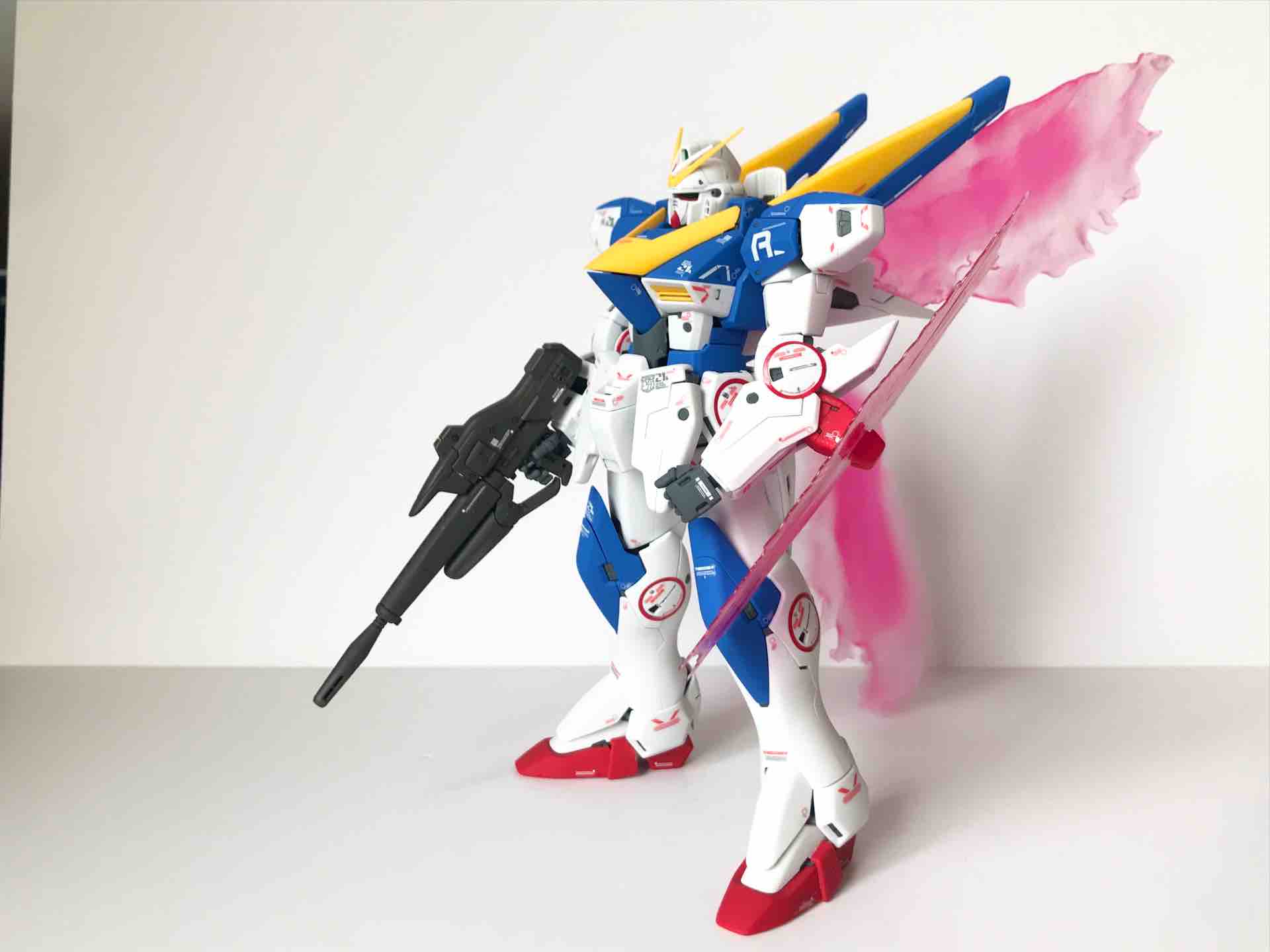 MG V2ガンダムVer.Kaを作る⑬ 自作光の翼 : ryoshiお父さんのガンプラ