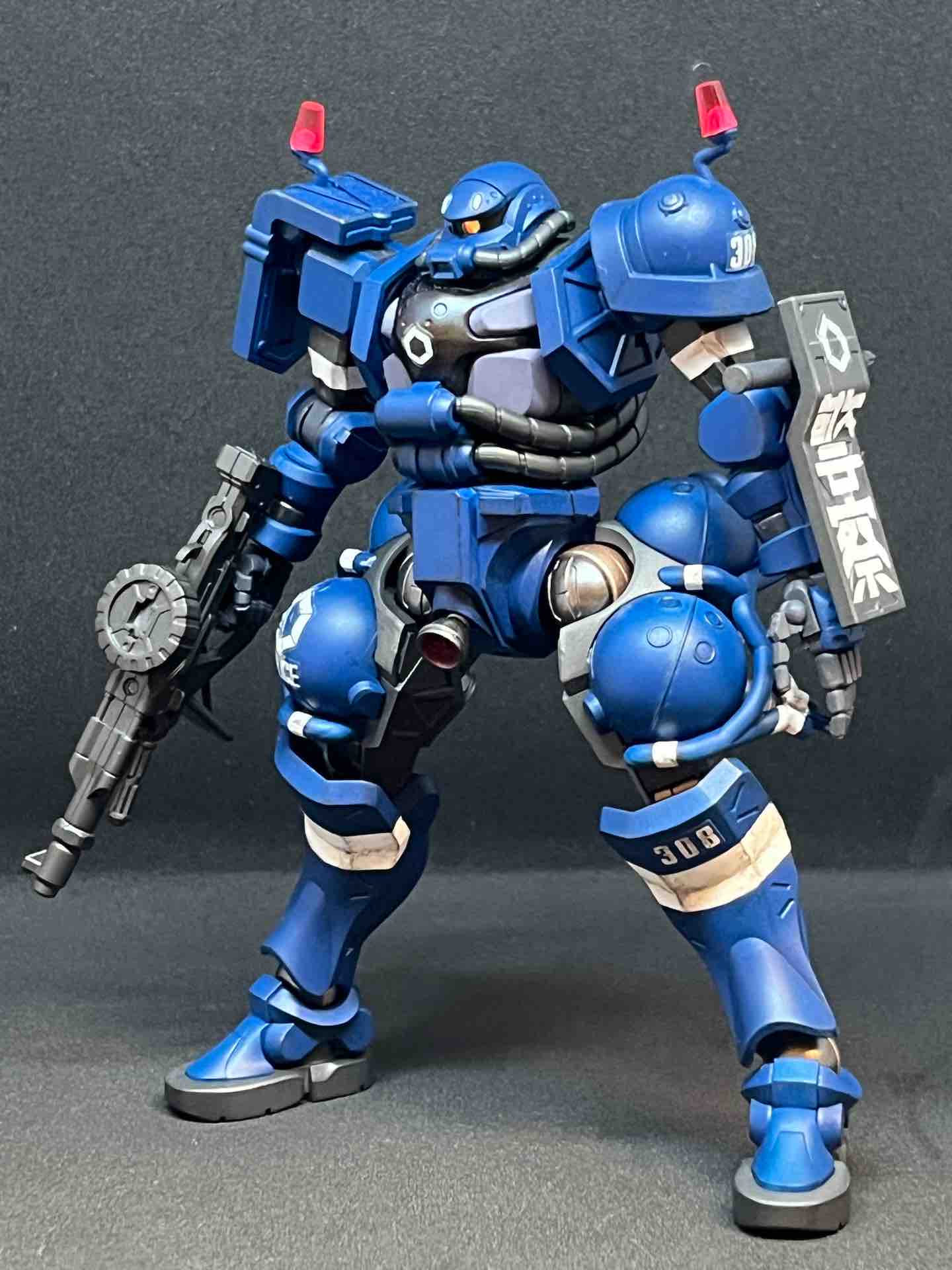 HG軍警ザク㉒ 完成&まとめレビュー【追記あり】 : ryoshiお父さんの