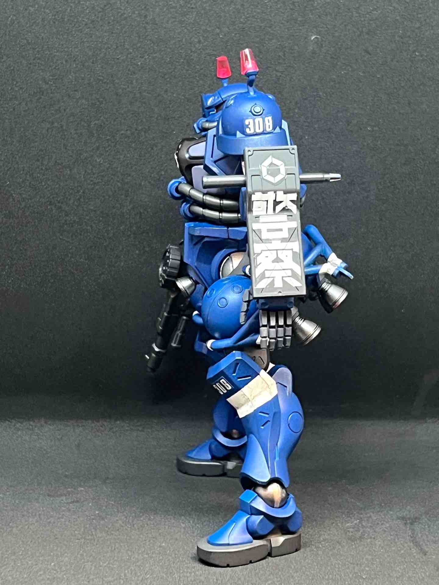 HG軍警ザク㉒ 完成&まとめレビュー【追記あり】 : ryoshiお父さんの
