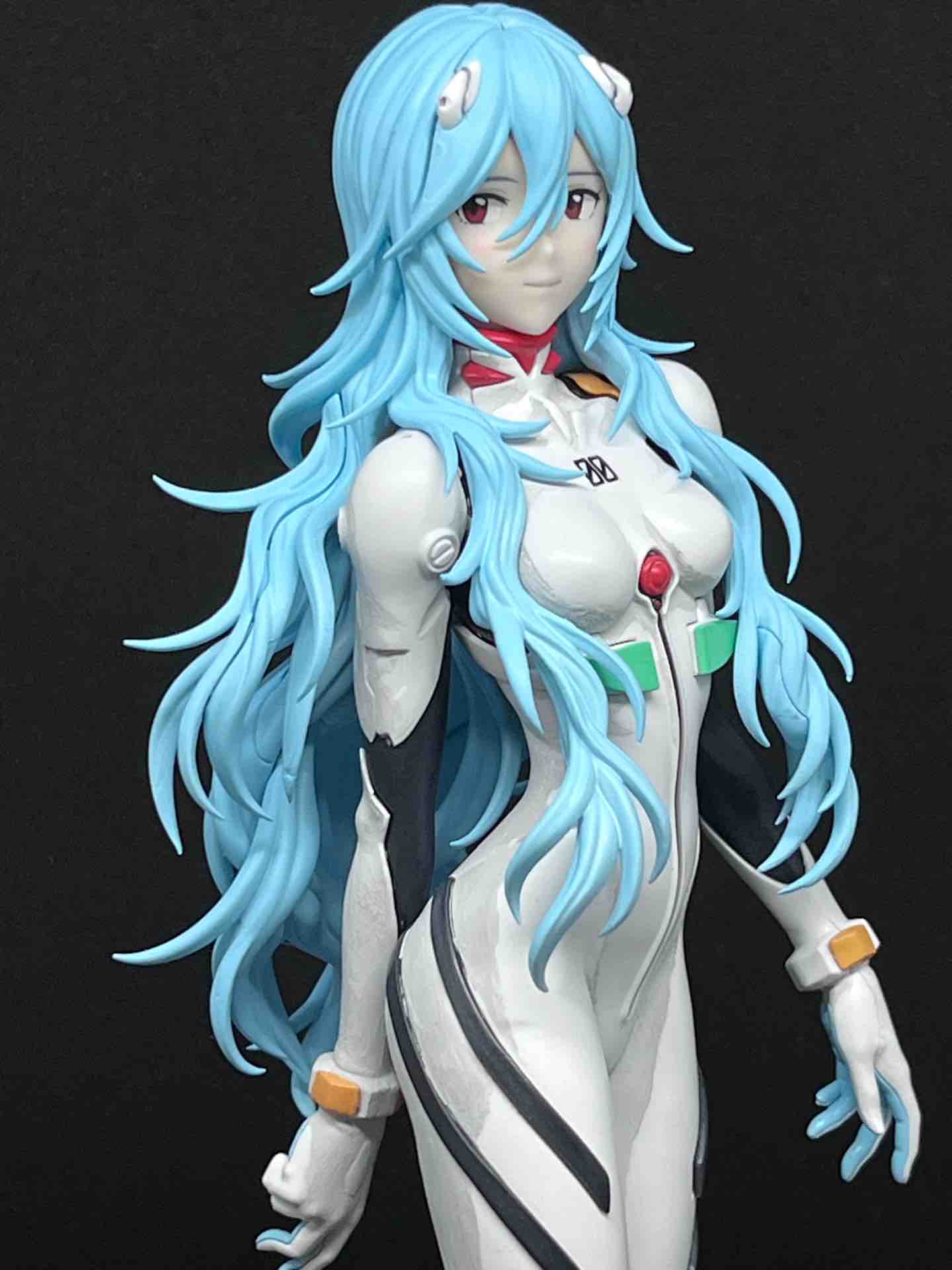 PLAMAX 綾波レイ（ロングヘアVer）⑫ 陰の塗装（アクリルガッシュ