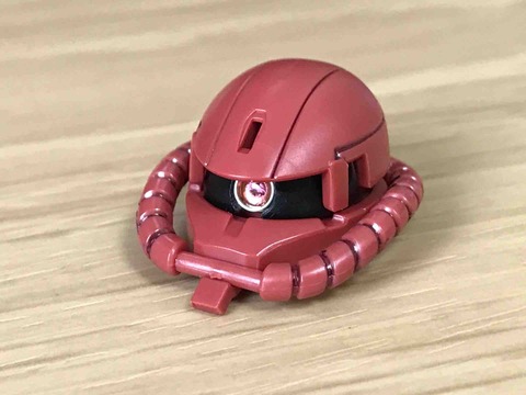 HG シャア専用ザクII 赤い彗星ver ①モノアイ改修など : ryoshi
