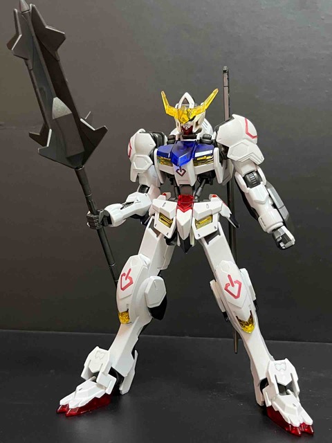 HG 一番くじC賞 ガンダムバルバトス ソリッドクリア ②完成、まとめ