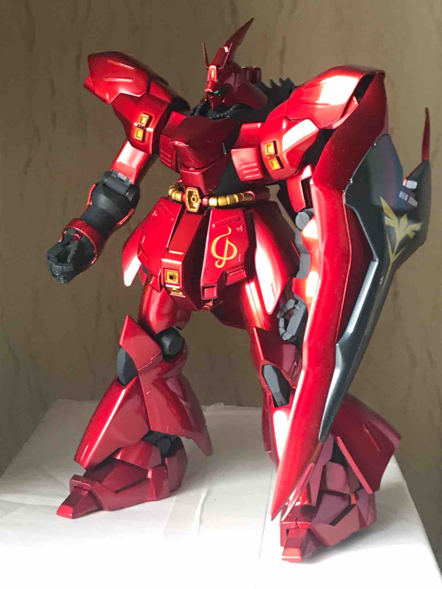 サザビー塗装参考見本+内部メカ塗装見本メタルパイプ例 サザビー