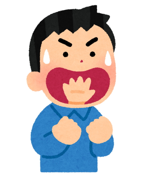 kotowaza_nodokara_tegaderu_man