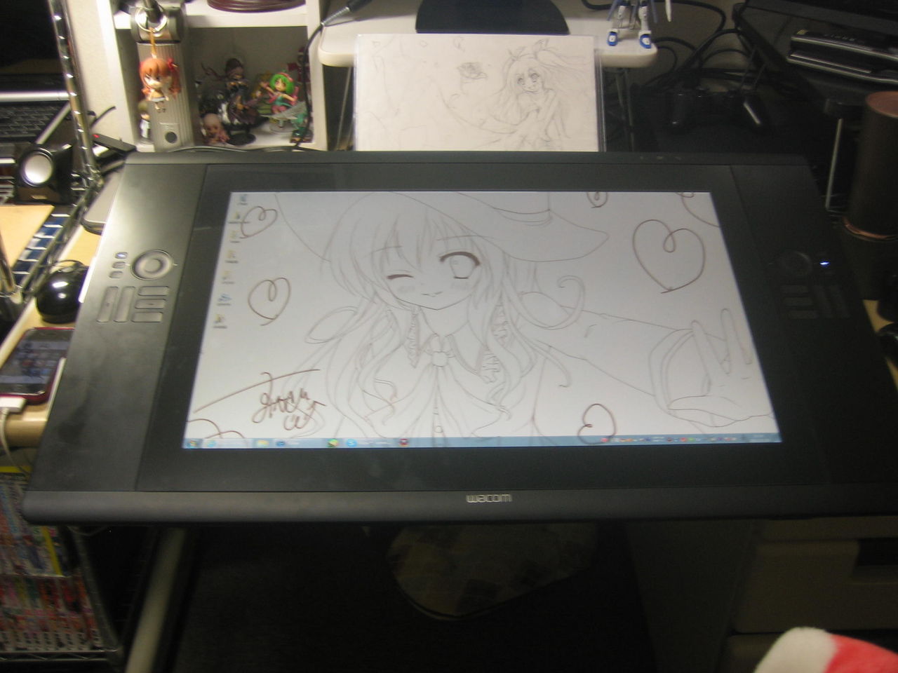 液タブ故障事件 前篇 澄風絵日記 液タブ故障事件 前篇 澄風絵日記