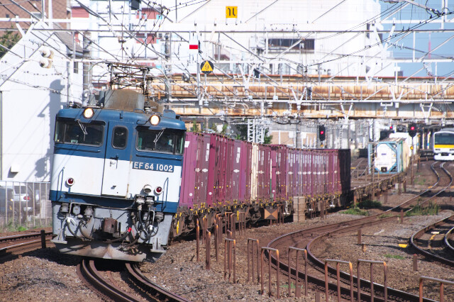 EF64-1002+貨物20200918西船橋-船橋2