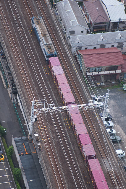 EF64-1027+貨物20190621小岩-市川(ｱｲﾘﾝｸﾀｳﾝ)2