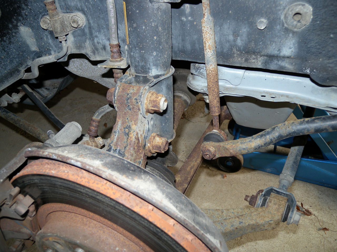 Mr2車検準備 下周りの点検 防錆塗装 セレナとおちゃんのブログ