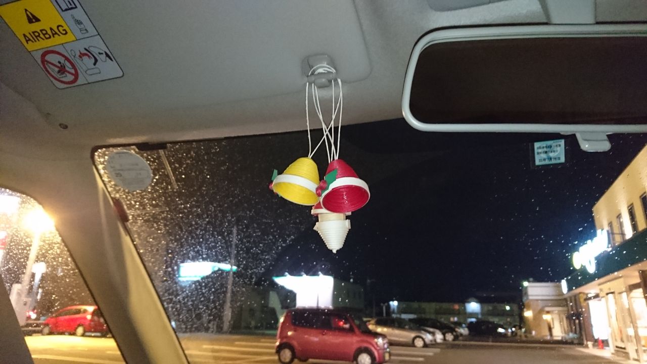 車の中はミニマムです 芹の恵み 車の中はミニマムです 芹の恵み
