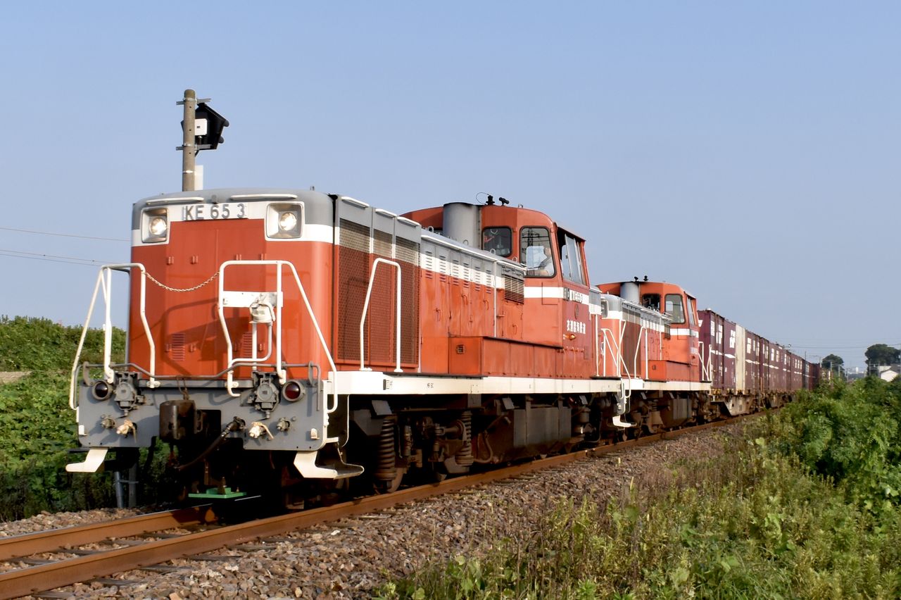 さばこん のブログ:2019/08/02 衣浦臨海鉄道 KE65-5 秋田入場甲種輸送