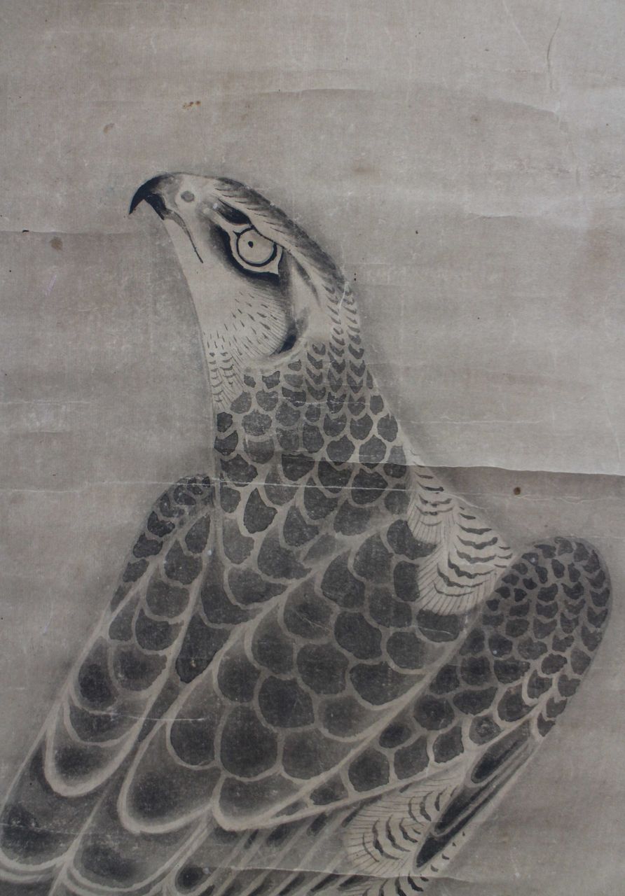 忘れられた江戸人物誌397 曽我そが二直庵にちょくあん-1656-筆白鷹図3