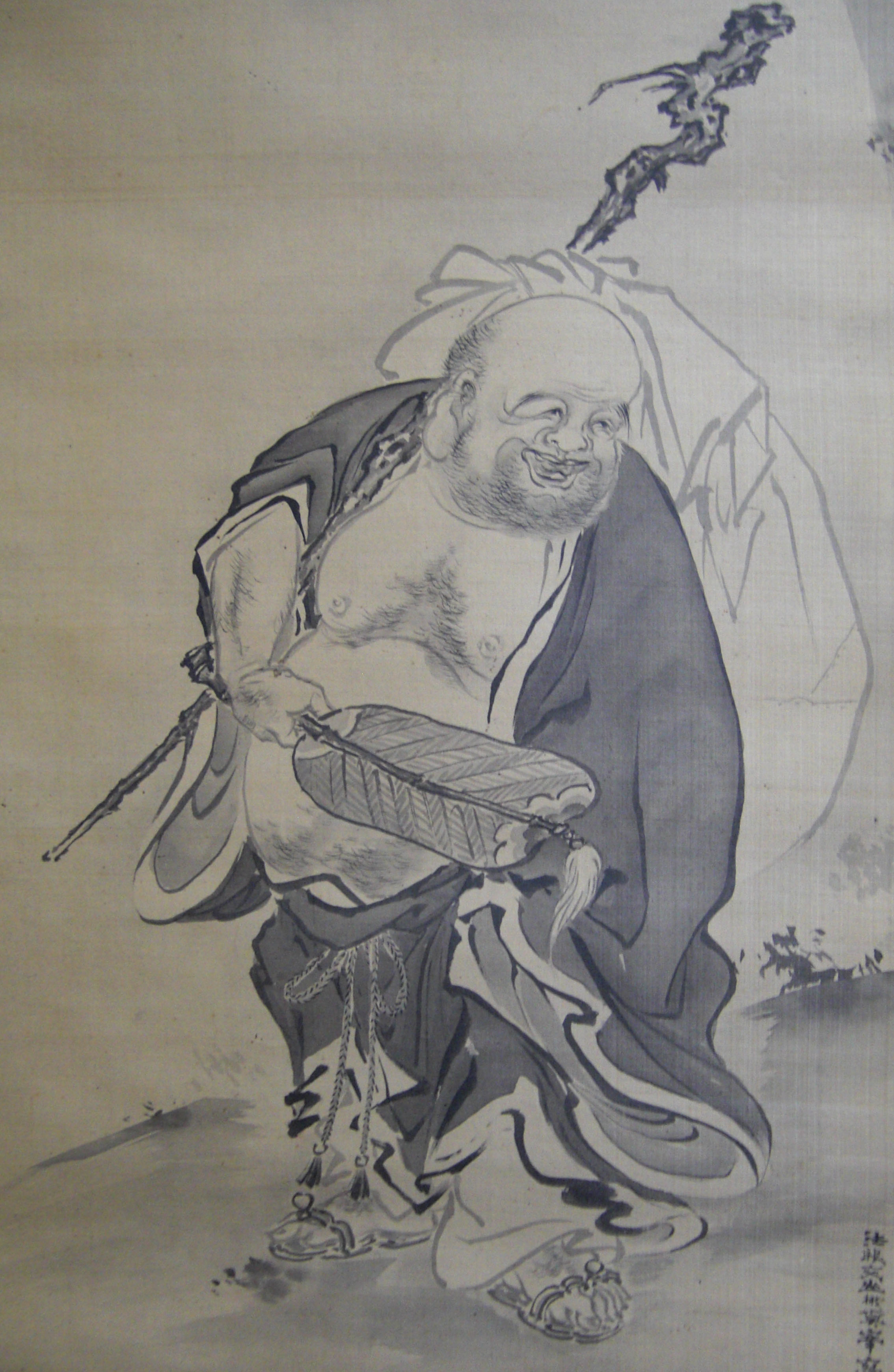 忘れられた江戸人物誌199 松本交山筆布袋図2 : 江戸時代を世界遺産に