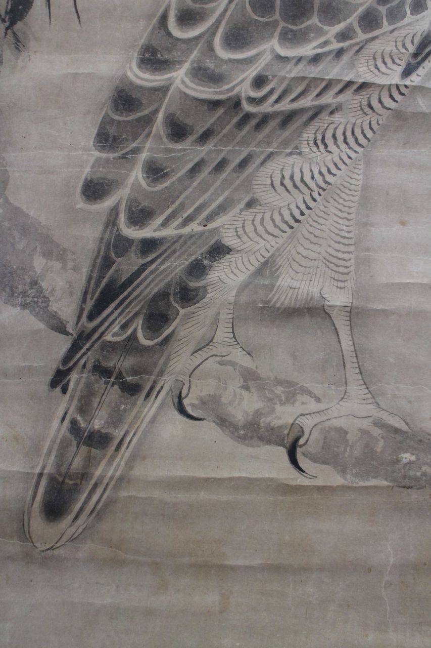 忘れられた江戸人物誌397 曽我そが二直庵にちょくあん-1656-筆白鷹図3