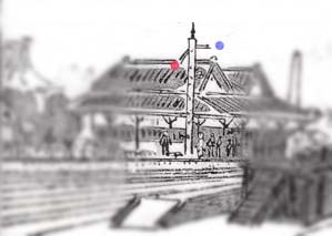 初代高松駅絵図抜粋小 1