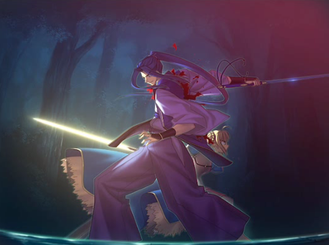 FGO プレミアムタペストリー 佐々木小次郎 アサシン セイバー 鉢