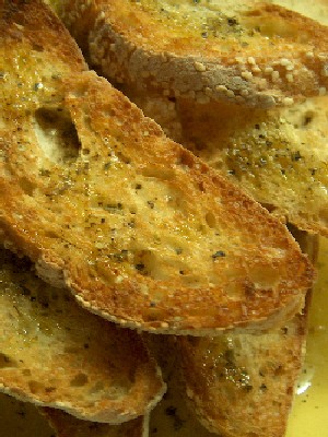 bread with rigani, oil & lemon