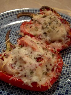 pastourma stuffed pepper
