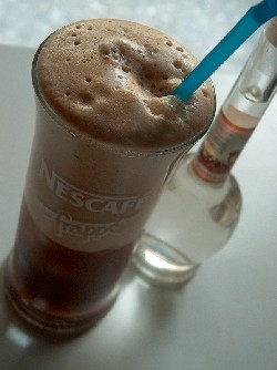 frappe with mastiha