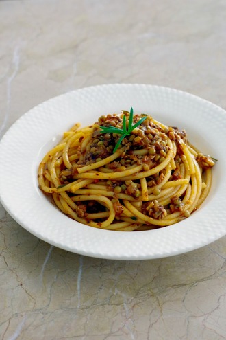 2023.05.22 lentils & mushroom ragu sauce