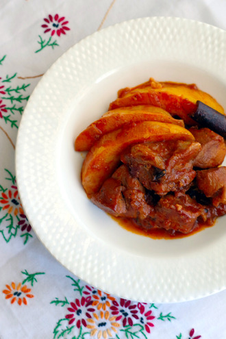 2020.11.26 pork with quince2