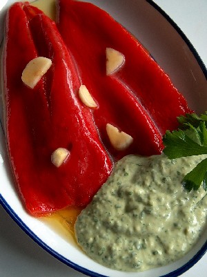 roasted pepper salad