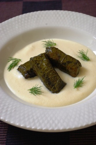 2011.05.27 salmon in vine leaves1