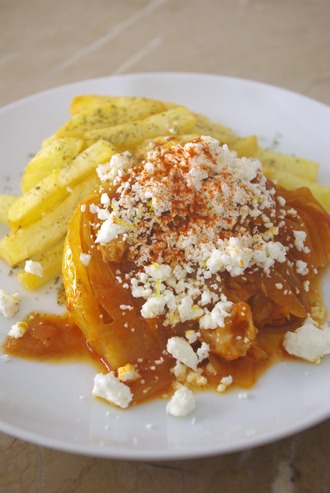 2016.03.01 stewed cabbage with feta