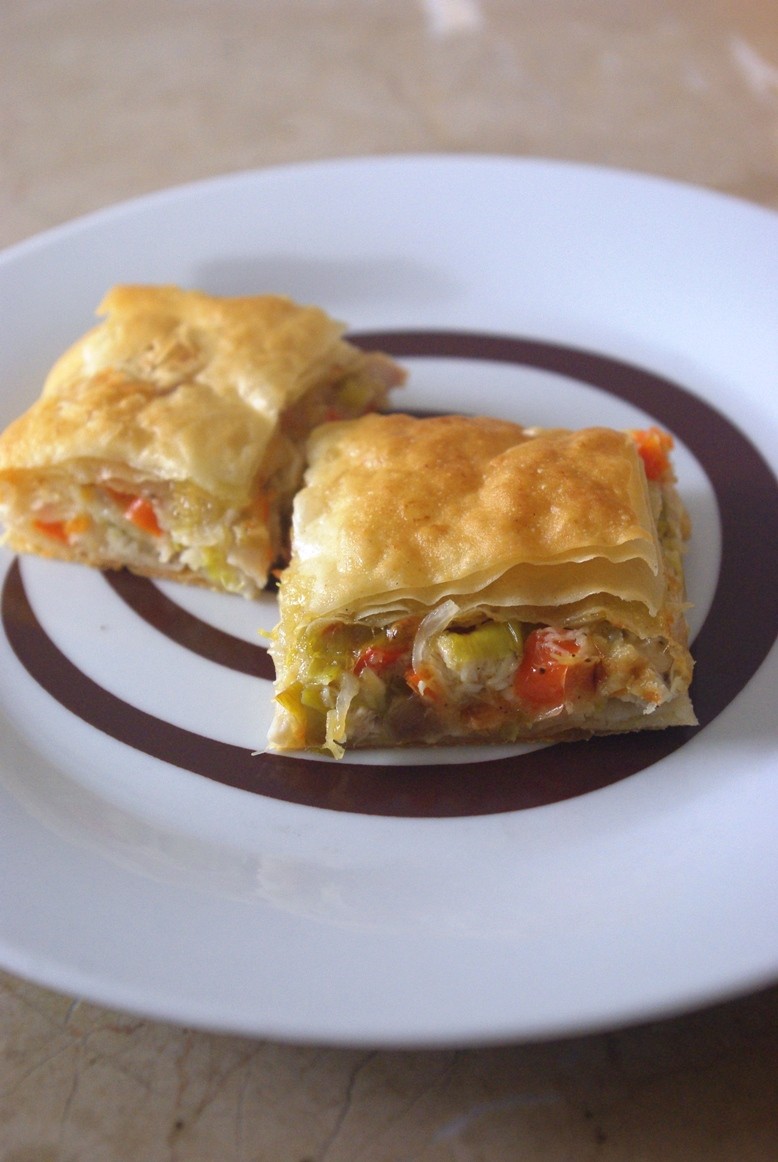 チキンパイと ほうれん草の渦巻きパイ ギリシャのごはん チキンパイと ほうれん草の渦巻きパイ ギリシャのごはん