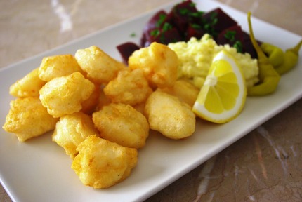 2014.03.26 salt cod loukoumades