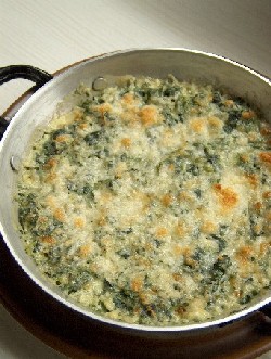 spinach saganaki