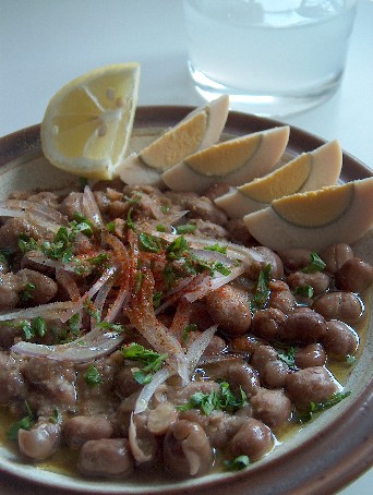 ful medames with hamine egg