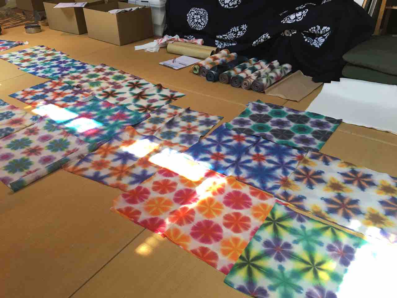 雪花絞り体験 きもの日和