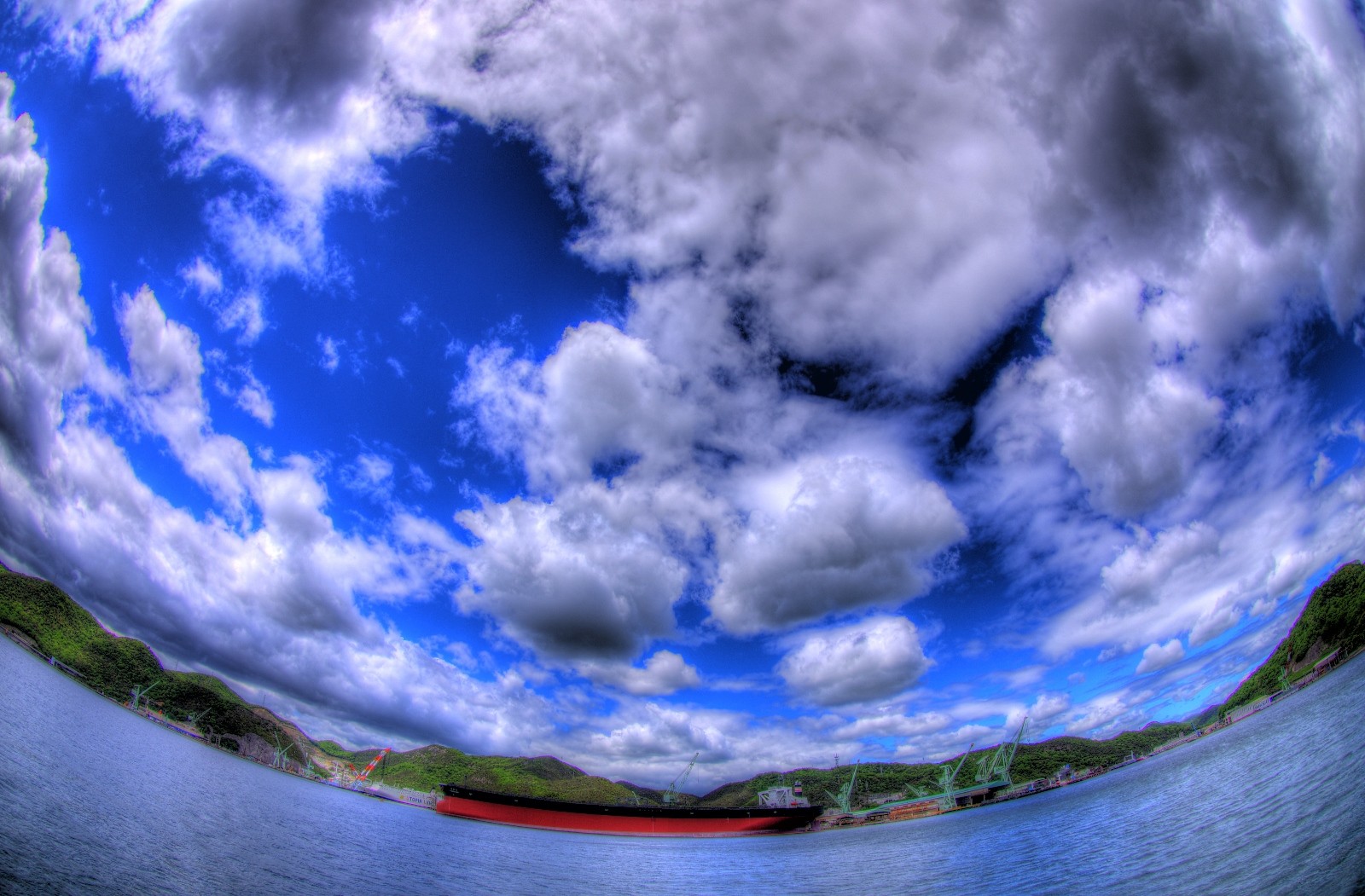 青空と雲と海 燃えろ Hdr 青空と雲と海 燃えろ Hdr